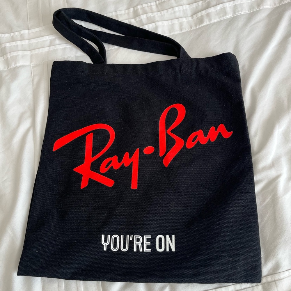 Ray - Ban You're On Tote Bag Black And Red Reusable Larg...